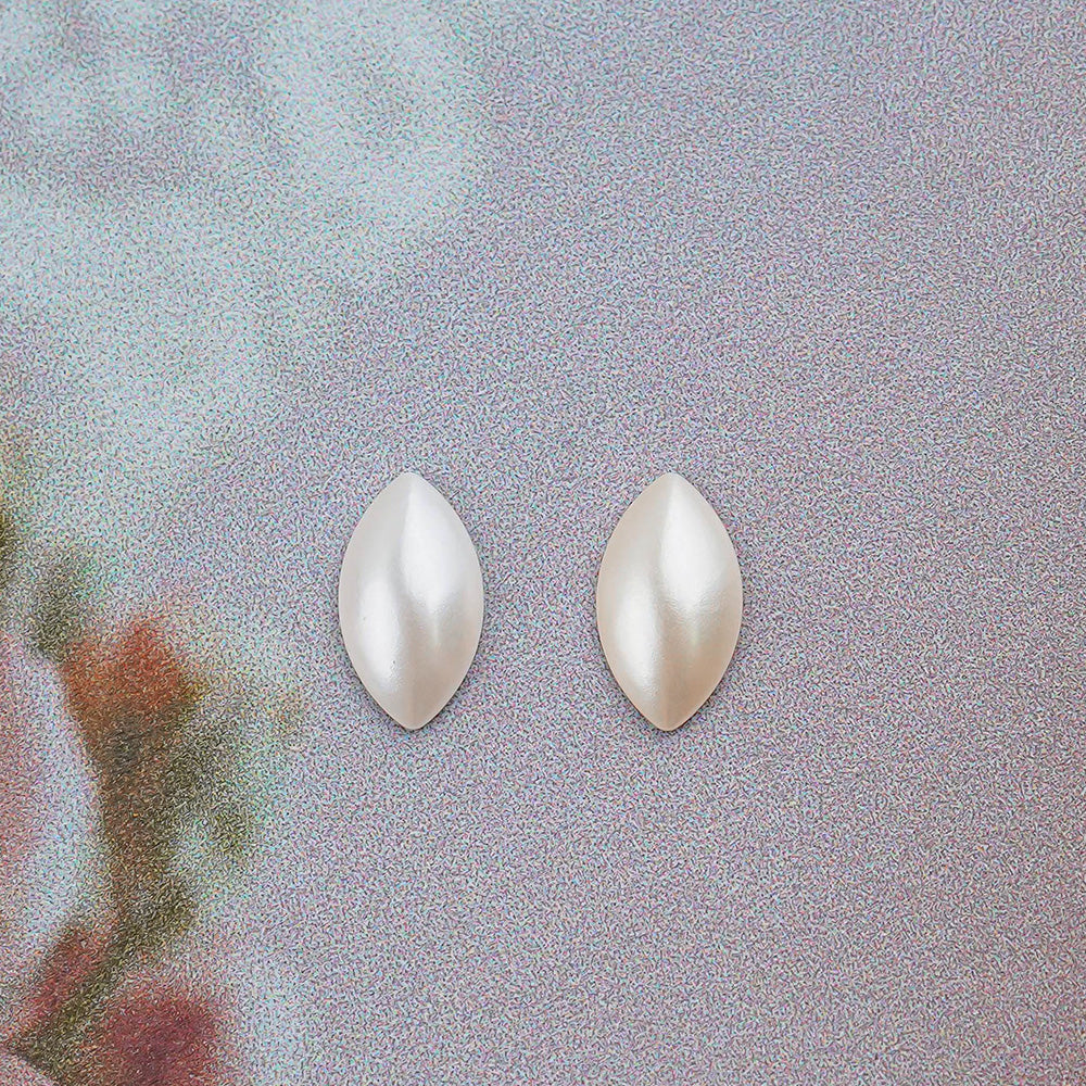 Austrian crystal pearl boat cabochon nabet 5 pieces 2208/4 nail stone