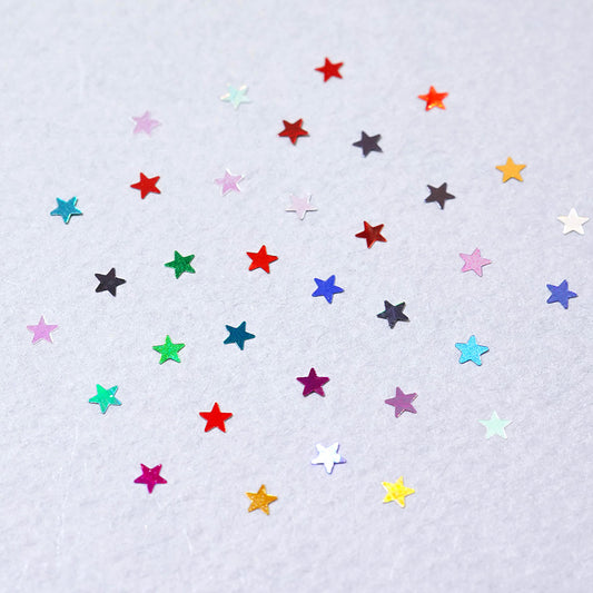 별 네일글리터 12세트-9 AB 스팽글 3mm