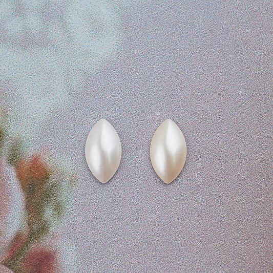 Austrian crystal pearl boat cabochon nabet 5 pieces 2208/4 nail stone
