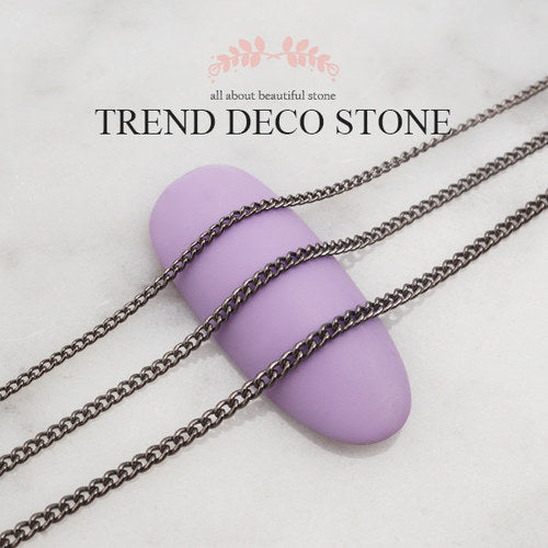 Trendy Nail Chain (30cm) - Black