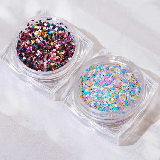 Star Nail Glitter-3 Mix Super Mini 1mm