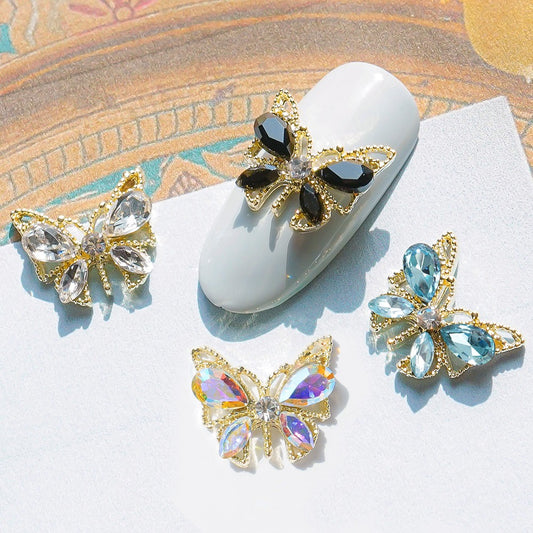 Butterfly Nail Parts-1 Cubic Stone